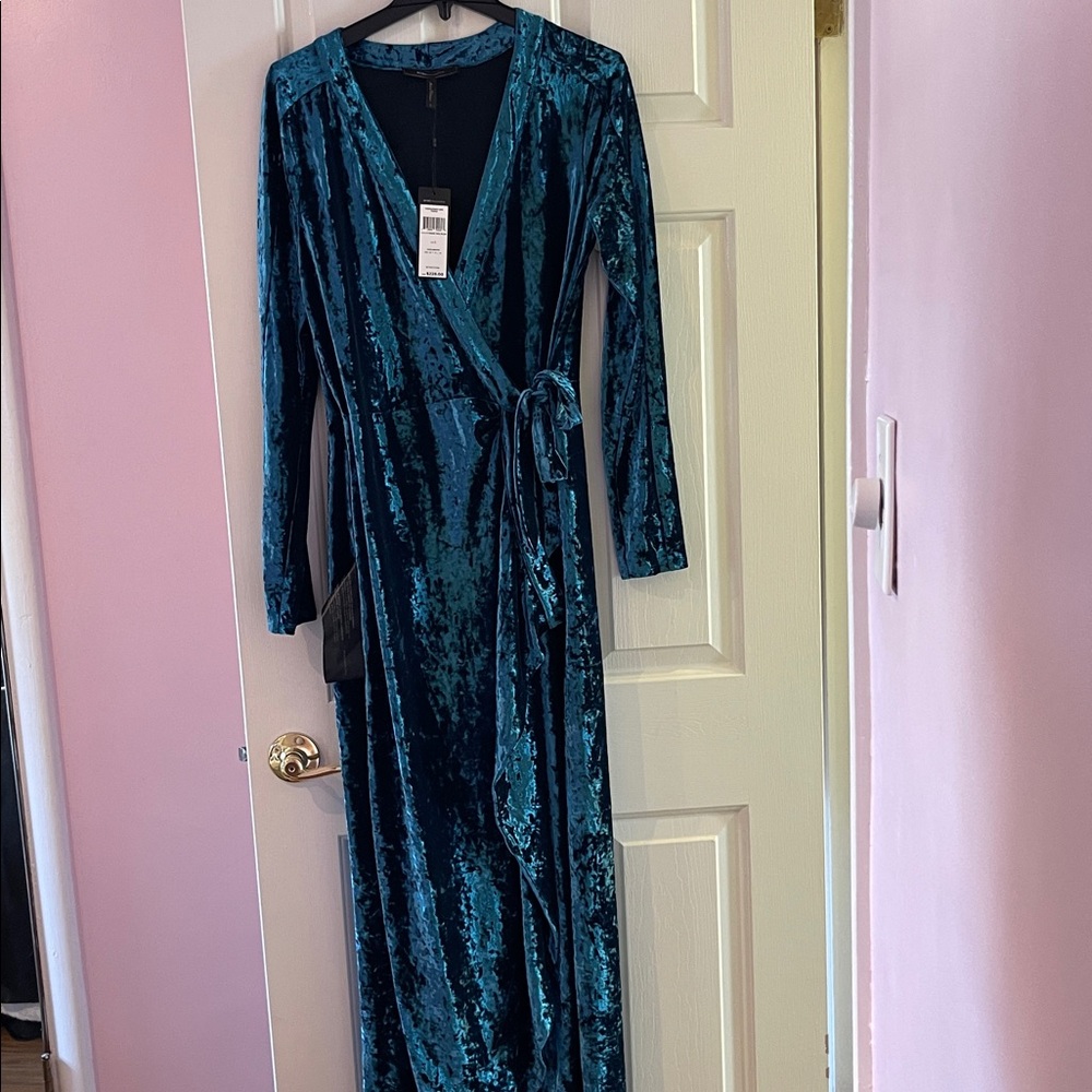 BCBGMaxAzria Dark Sea Blue Dress